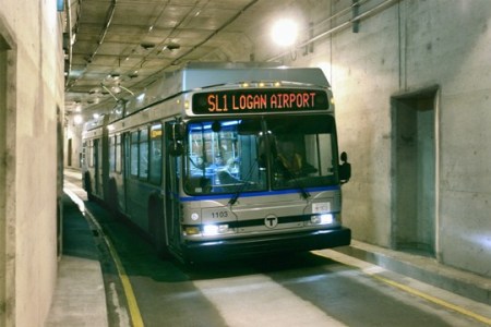 Boston Waterfront Silver Line. Photo: Massachusetts Government blog.