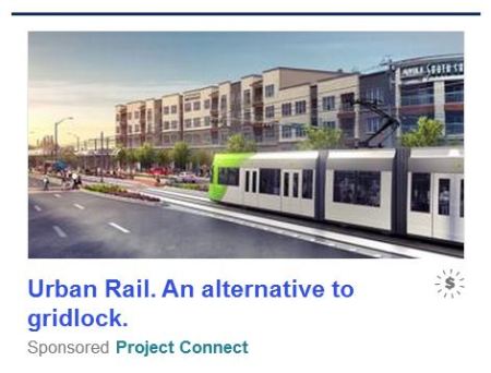 Project Connect campaign ad as seen on a Yahoo.com news page in July 2014. Screenshot by ARN.