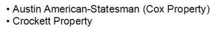 Development interests in South Shore area.